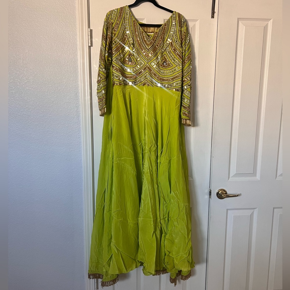 Green Indian gown